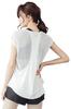 VEROMAN Yoga Short Size S Women's Top, Sleeve, Simple, Figure-Flattering, White, Ppi-ssd042,
