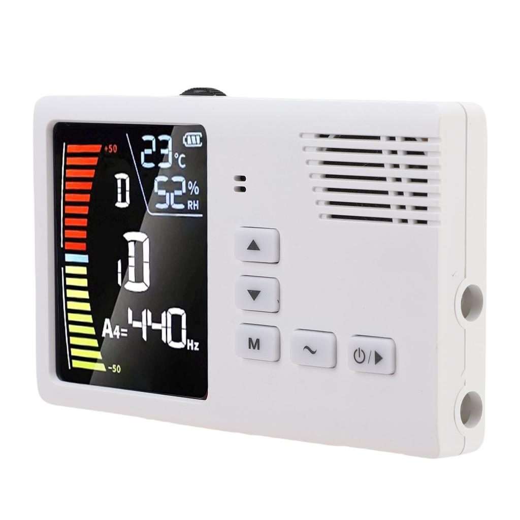 Метроном Тюнер Перезаряжаемый Светодиодный Дисплей 3 в 1 Цифровой Тюнер Генератор Тона для Гучжэн Гуцинь Эрху Пипа Белый