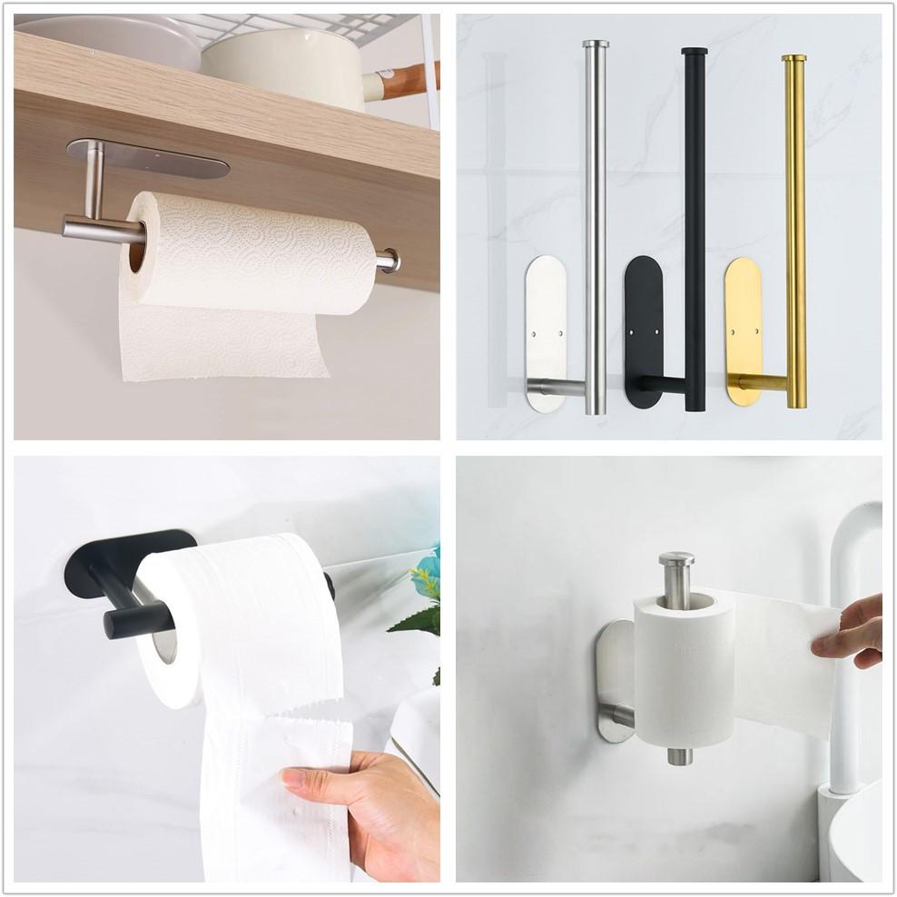 Adhesive Towel Rack for Bathroom Wall,Towel Holder,Stainless Steel Hand Towel Ring,Rack for Towel,Hook,Tissue Holder,Toilet Rack