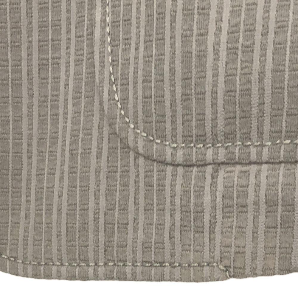 Lanvin Полосатый приталенный пиджак R46-44 серый Пожилой Мужской Б/У