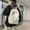 Новый Простой Школьный Рюкзак Ins С Принтом Тай-Дай, Нишевый Рюкзак для Старшей Школы Большой Вместимости, Рюкзак для Средней Школы, Японский Рюкзак