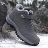 Fleece Winter Men's Shoes New Snow Boots High-top Outdoor Thick-soled Fleece Thermal Casual Shoes Men's Walking Cotton Shoes
