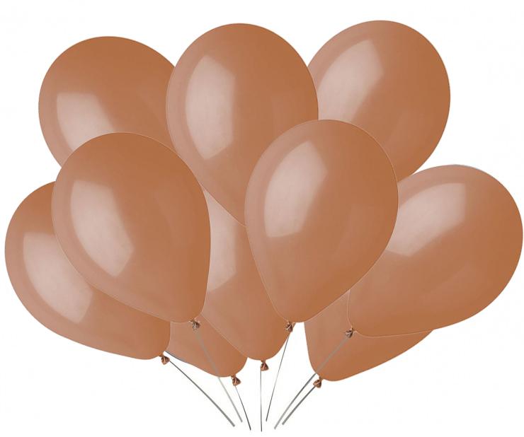 G120 Pastel 13 Balloons - Coffee 76/ 10 Pcs