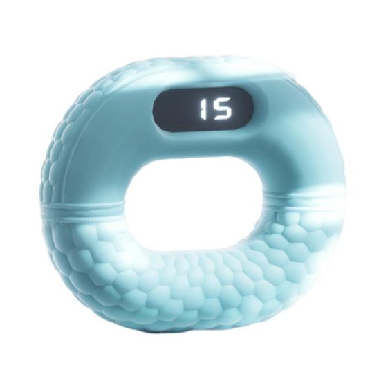 Тренажер для тренировки силы хвата рук со светодиодным дисплеем - силовая тренировка пяти пальцев, снятие стресса с помощью сжимающего кольца, усилитель хвата для рук