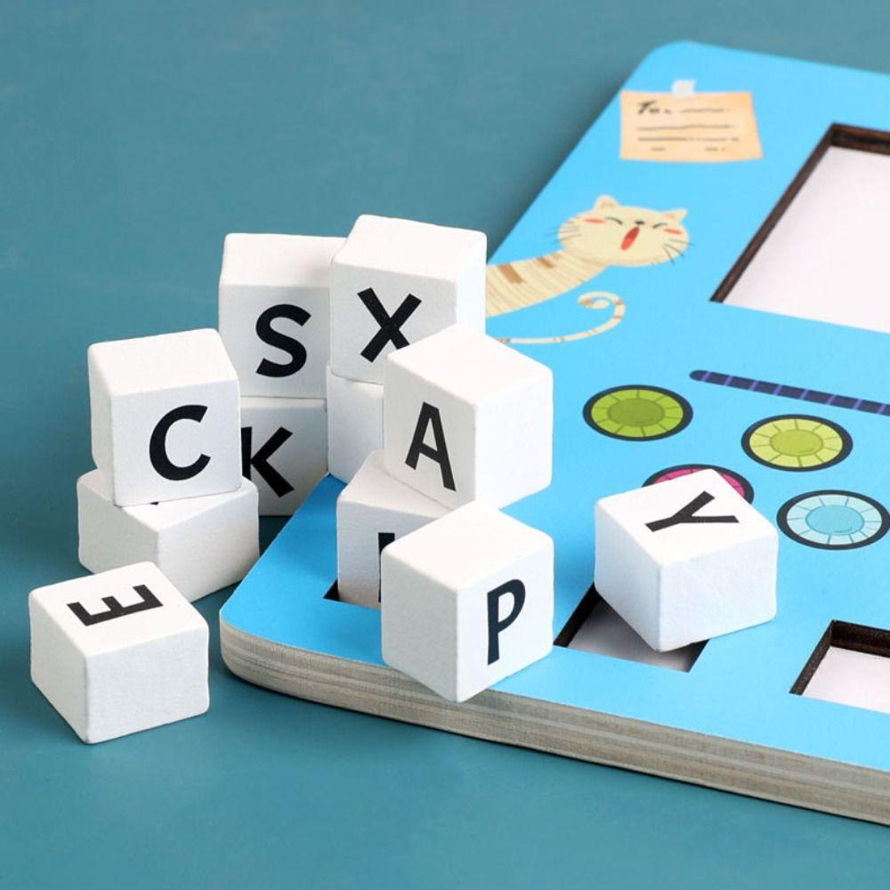 Education Cognition Puzzle Educational Toy Alphabet Classification Letter Recognition Toy Kids