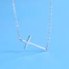 Ожерелье-крест для женщин, новый стиль, простая цепочка на ключицу, модная универсальная подвеска