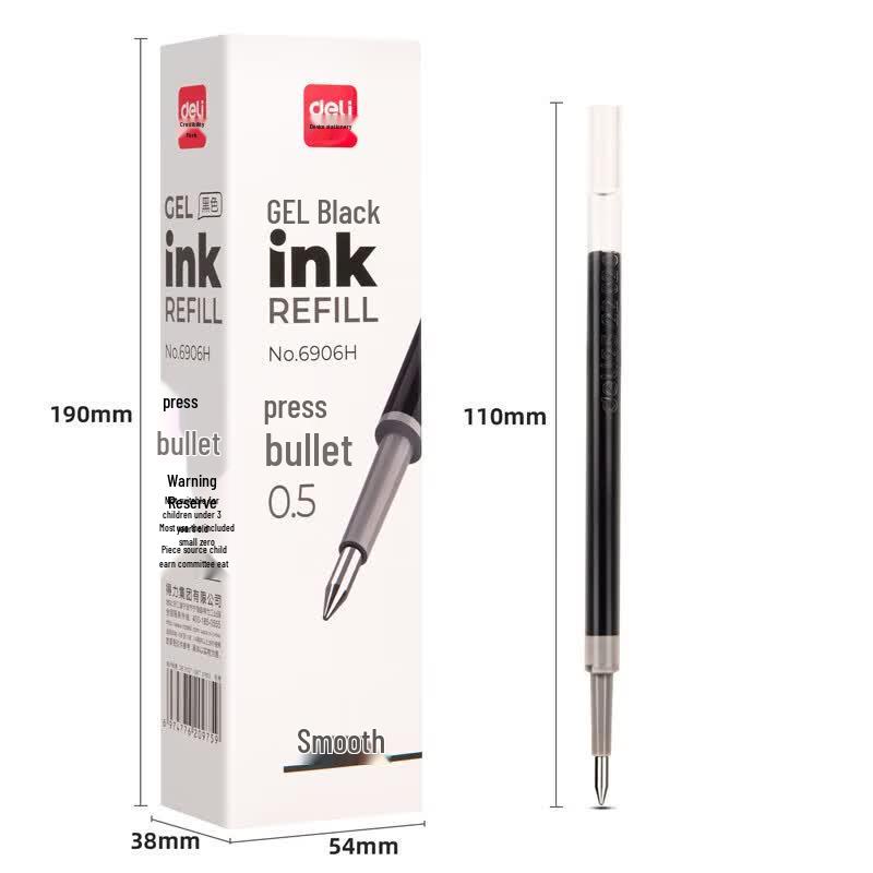 Deli 6906H Smooth Gel Pen Refill