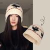 Warm Snowflake Beanies Printed Printing Knit Cap Retro Jacquard Knitted Hat  Apparel Accessories