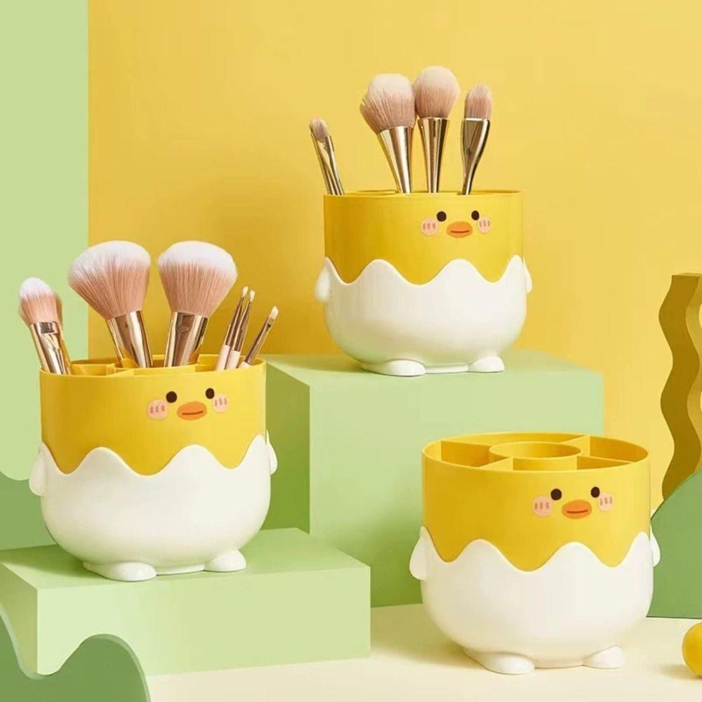 Подставка для карандашей «Маленький жёлтый утёнок» PP Стакан для карандашей Канцелярские товары Настольное хранение Дом