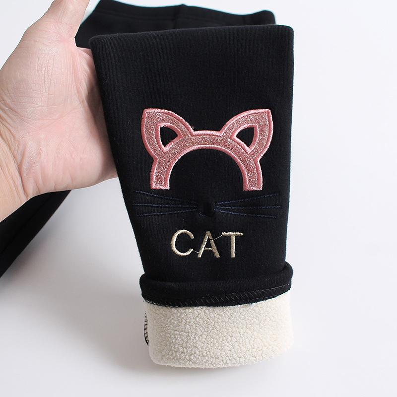 Kids Girls Winter Leggings Children Warm Trousers Thick Fleece Trousers Baby Pencil Pants