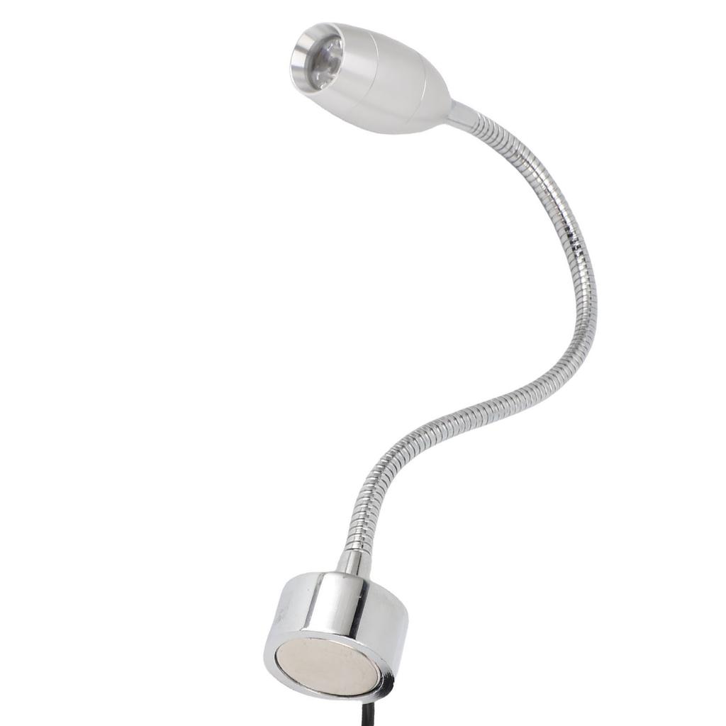 Magnetic Work Light LED Machine Light with Flexible Gooseneck Magnetic Base for Lathe Work Bench Sewing Machine Grill Industrial Lighting