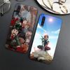 Чехол для телефона My Hero Academia Midoriya для Samung A32 A51 A52 NOTE 10 20 S10 S20 S21 S22 Pro Ultra Black PC Glass Phone Cover