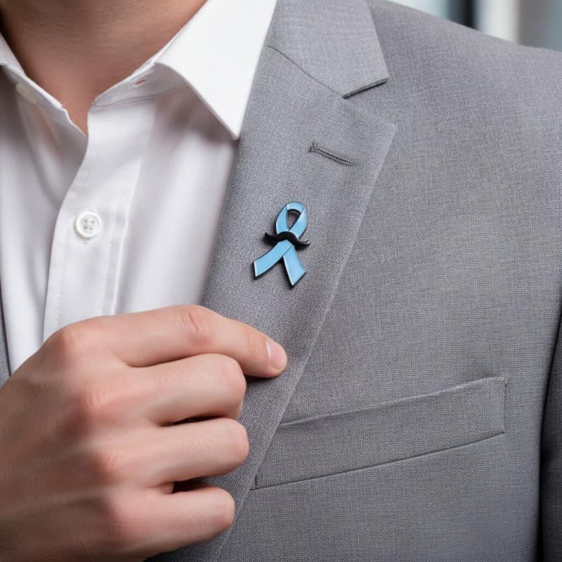Значки-броши Blue Ribbon Medical Awareness Высококачественные значки медсестры Ювелирные изделия Подарок для друзей-мужчин медсестер