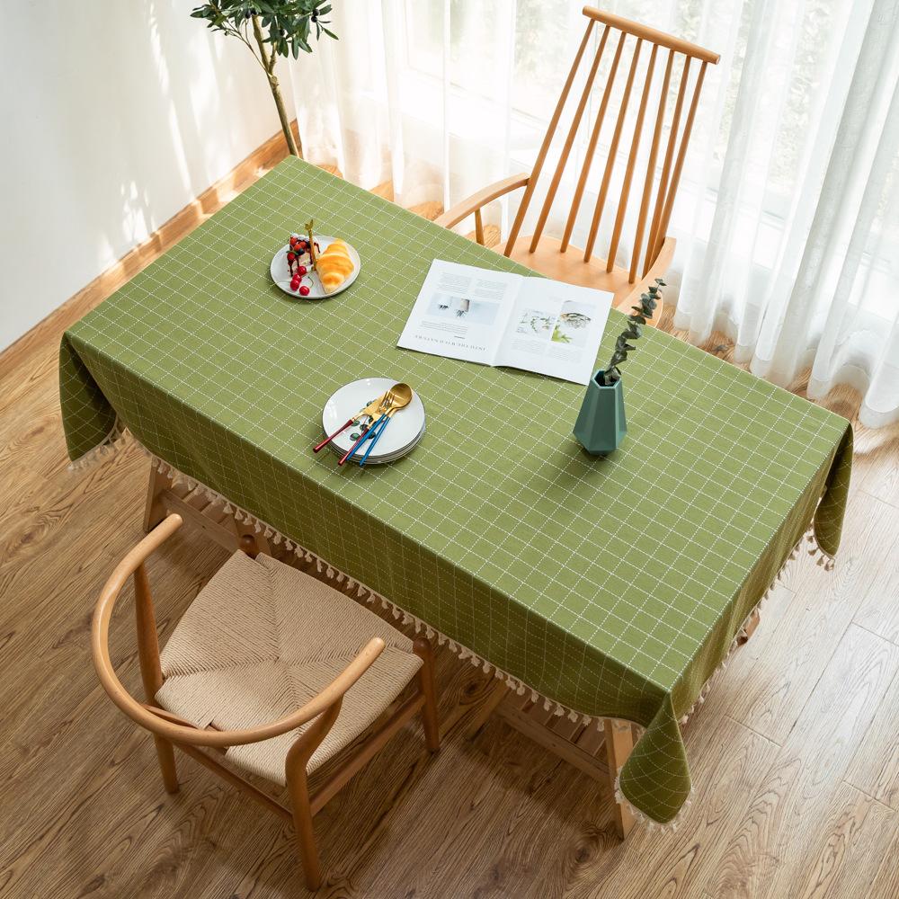 Простая квадратная скатерть для обеденного стола, скатерть, бытовая прямоугольная скатерть для журнального столика, накидка, полотенце, можно