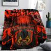 1PC The Warriors Print Flannel Blanket, High quality All Seasons, Home Decor, Warmth and Comfort, Perfect for Christmas Gifts