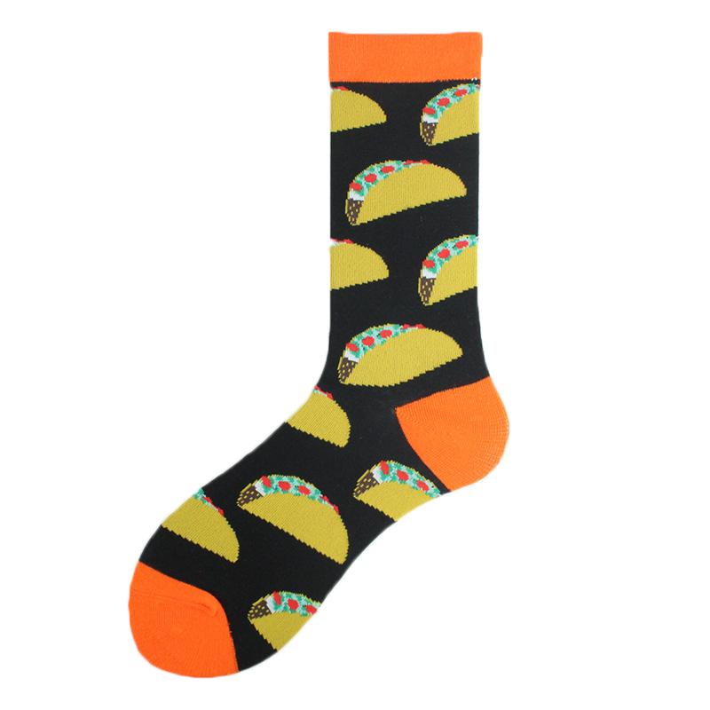 Men Dinosaur Astronaut Planet Crew Socks Harajuku Big Size Sokken Unisex Skateboard Divertidos Happy Design Hip Hop Funny Socks