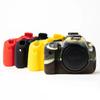 Soft Silicone Armor Skin Case Body Protective Cover for Canon EOS 650D 700D 600D DSLR Camera Bag