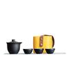 Travel Tea Set Camping Portable Outdoor Tea Set Black Pottery Kuaike Cup One Pot Two Cups Storage Bag Business Gifts