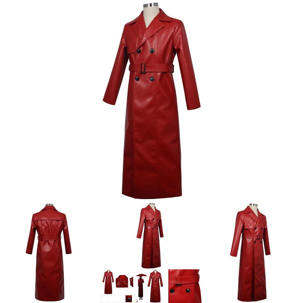 Horror Homicipher Game Red Umbrella Cosplay Outfit With Spandex Material For Halloween And Convention Use