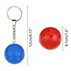 Sport Styles Mini Pickleball Keychain Unisex Metal Pickleball Racket Key Ring Purse Bag Backpack Decor Accessories