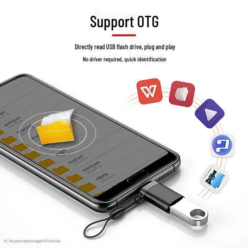Адаптер Type-C OTG USB 3.0 конвертер для Android, Apple 15, Huawei, Xiaomi, универсальный USB-флеш-накопитель