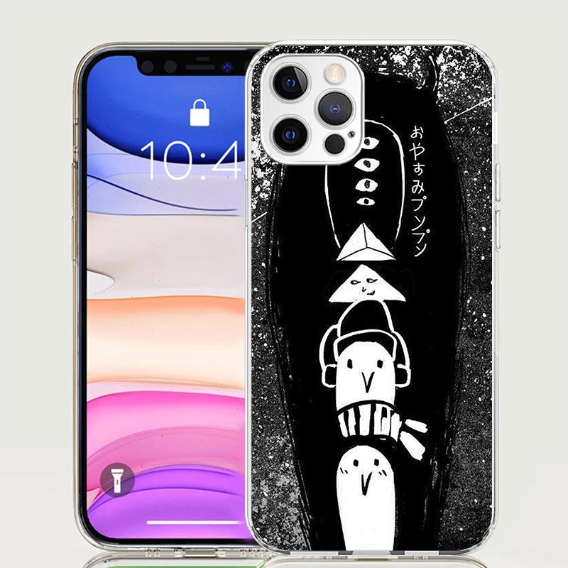 Чехол для телефона Oyasumi Punpun для iPhone 17 Air 16 15 Plus 11 14 Pro Max 13 Mini 12 7 8 + SE Узор Арт Индивидуальный Чехол 17 Air 16