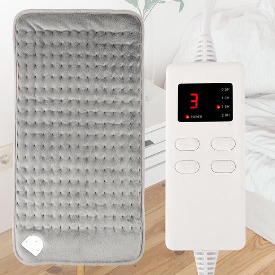 Heating Blanket Timing Function 6 Gears Rapid Thermal Temperature Control EU Plug LED Display Soft Electric Heating Pad for Home