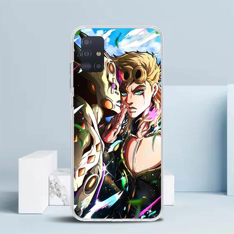 Чехол для телефона JoJo Adventure Giorno Giovanna для Samsung Galaxy A52 A32 A22 A12 A51 A50S A30S A10S Note 20 Ultra 10 S10 Plus A31 A2