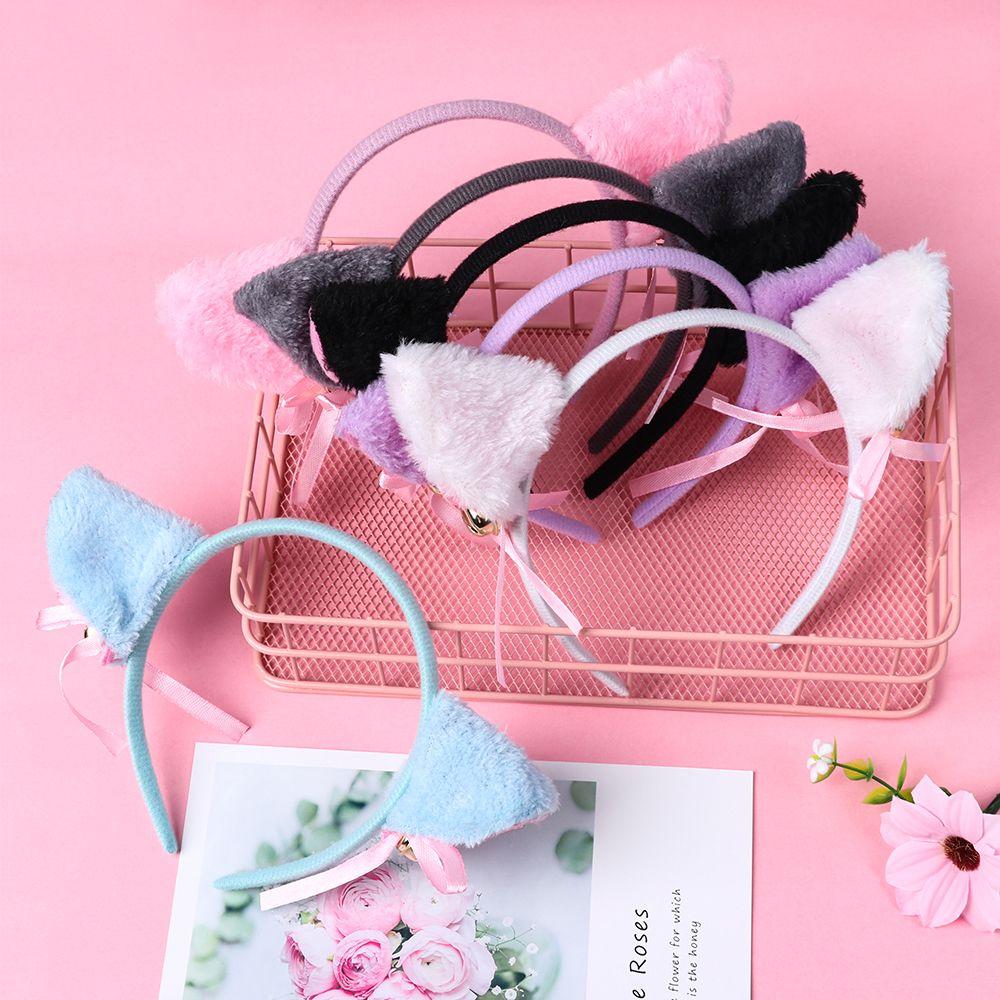 Anime Cosplay Night Party Club Bar Small Bell Cartoon Hair Band Cat Ear Head Band Hair Accessories