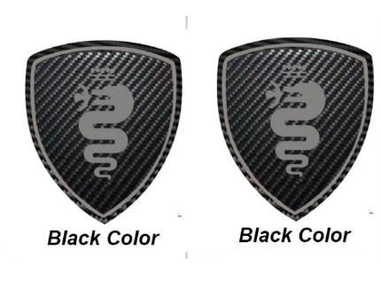 2Pcs Cabon Fiber Car Body Sticker For Alfa Romeo Giulia Stelvio Giulietta 156 159 147 Mito Tonale Brera