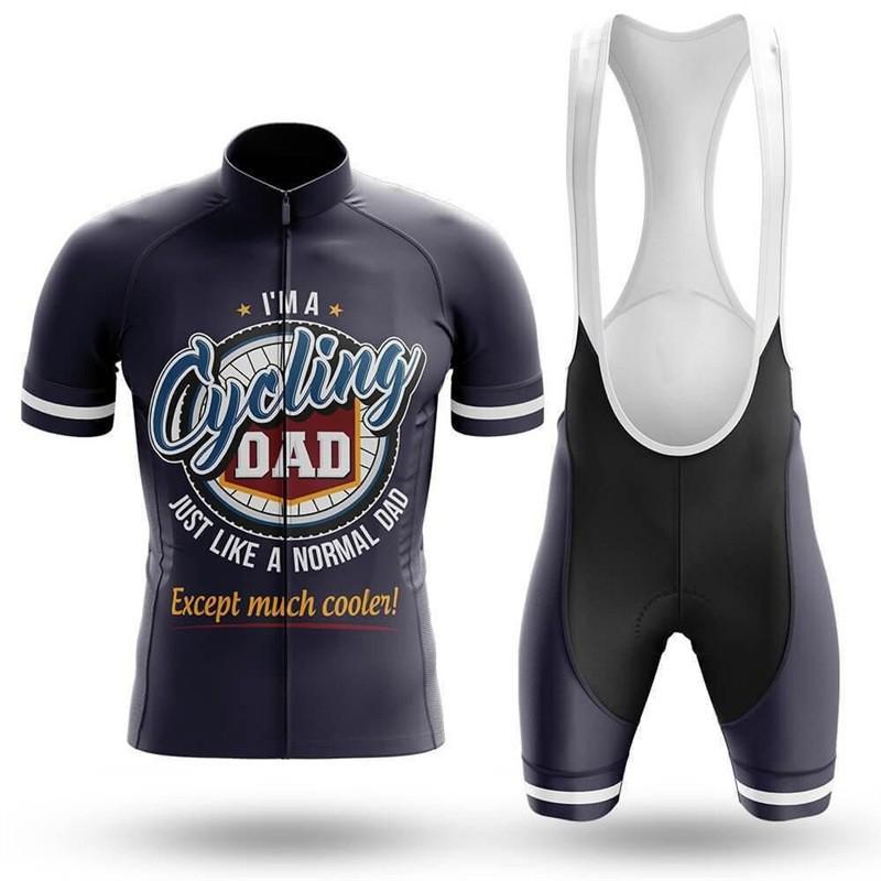 Mens Cycling Jersey Shorts Set Quick-Dry Breathable Bike Wear Road