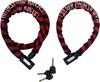 Yamashiro Motorcycle Docking Steel Set of 600mm X Includes 3 Common Lock, YKL-001 Lock, Link, Red, 2, 1200mm, Keys, YKL001DK-1800RD