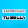 1 шт. 3D Металлическая Наклейка-Шильдик с Буквой TUGELLA Наклейка на Задний Багажник Автомобиля