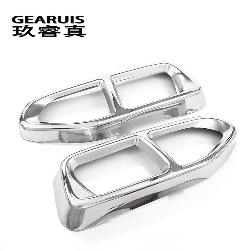 Стайлинг автомобиля Rline хвостовое горло выхлопная труба для BMW 7 серии G11 G12 крышка выхлопной трубы автомобиля наклейка наконечник глушителя авто