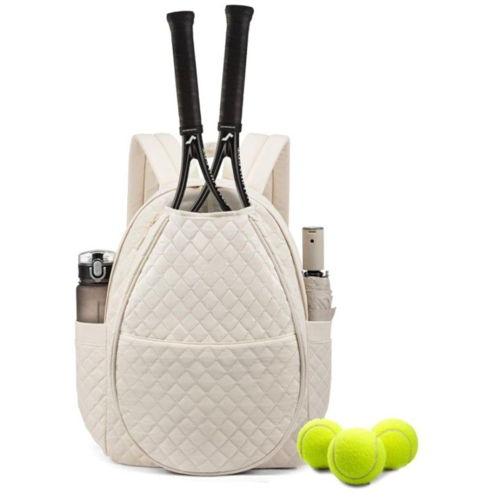 Zipper Closure Lightweight Sling Bag Large Capacity Tennis Racket Bag  Men and Women