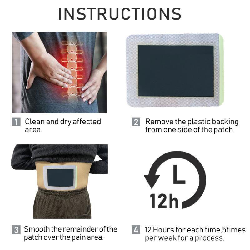 Black Plaster Pain Patch for Joint Back Knee Pain Relief Chinese Patches 1 Bag