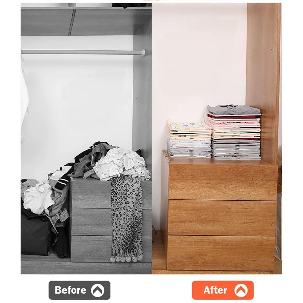 Plastic T Shirt Folder Board White DressBook Folding Board Shirt Organizer  Closet