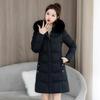 Women's Winter Parka Coat Hooded Korean Version Lady Down Cotton Jacket Warm Temperament Ladies Cotton Padded Outerwear