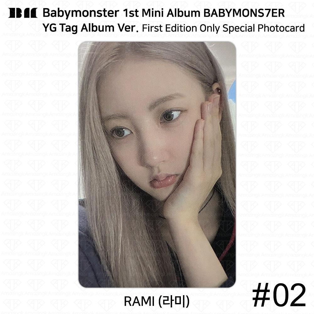 BABYMONSTER Официальная фотокарточка первого мини-альбома BABYMONS7ER Ахён Рами Рора Аса