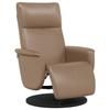 VidaXL Fauteuil inclinable avec repose-pieds cappuccino similicuir 356548