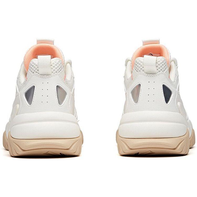 Anta Сетчатые синтетические кожаные амортизирующие нескользящие износостойкие легкие низкие туфли для папы женские кроссовки Oat-Gray 922027033-2