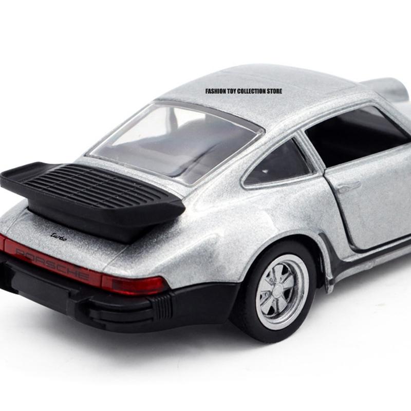 1/36 Porsche 911 Turbo 1978 литой под давлением сплав модель автомобиля металлический имитатор инерционный игрушечный спортивный автомобиль украшение с открывающейся дверью подарочный автомобиль