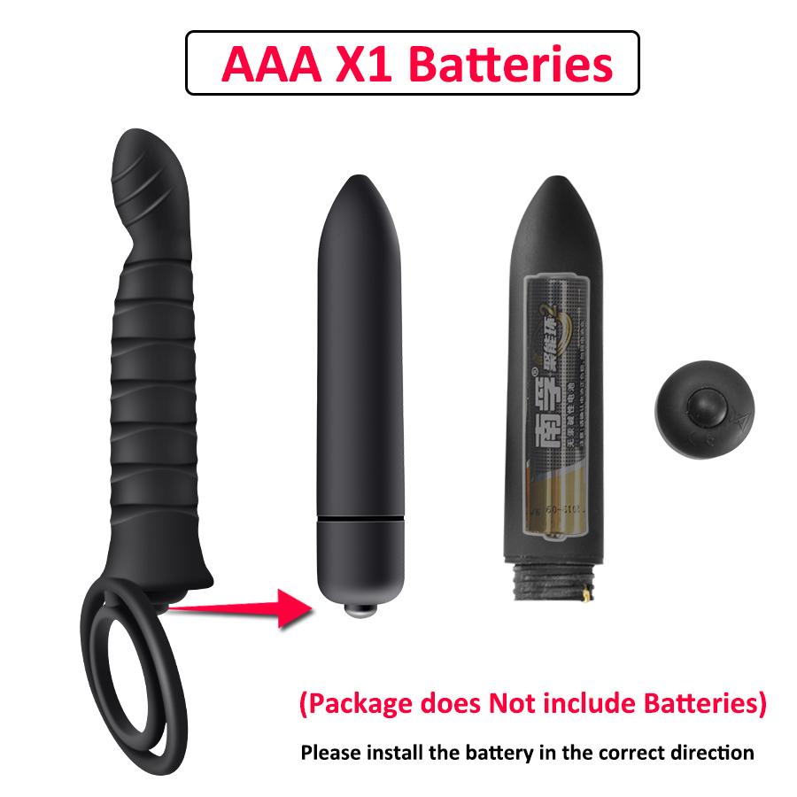 Вибратор с двойным проникновением, 10 скоростей, секс-игрушки, страпон, фаллоимитатор, вибратор, ремешок на пенис, вагина, анальный для мужчин, секс-игрушки для пар