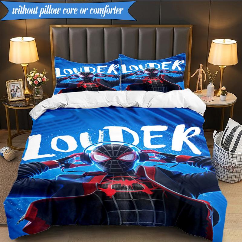 Red Spider 3pcs K-pop music group Bedding set,Ideal for Bedroom, Dormitory,Including Duvet Cover And 2pcs Pillowcases,Fan gifts