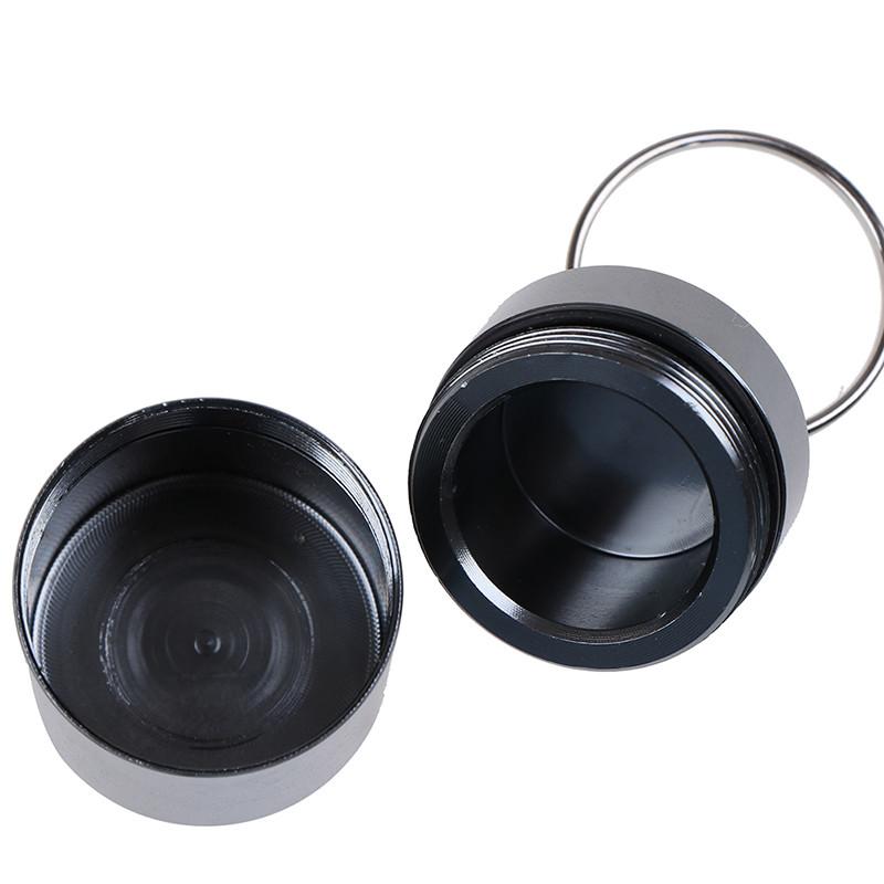 Мини-водонепроницаемый алюминиевый сплав коробка для таблеток держатель для бутылки контейнер брелок