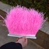 8-10 см Высококачественная отделка из страусиных перьев бахрома Натуральные перья лента для рукоделия одежда швейные аксессуары свадебное украшение