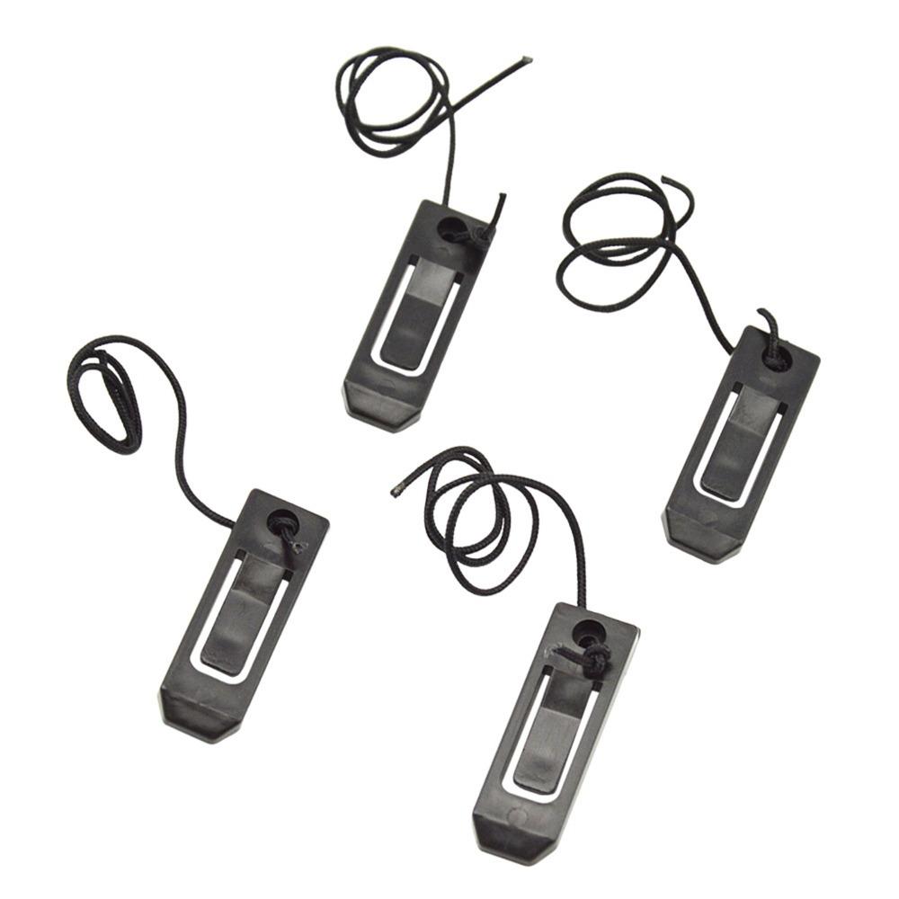5Pcs Black Surfboard Fin Clips Nylon Material Surfboard Tail Clip Inflatable Sup Use