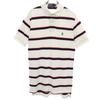 Polo by Ralph Lauren Border Pattern Short Sleeve Polo Shirt S White Fawn Men's Used