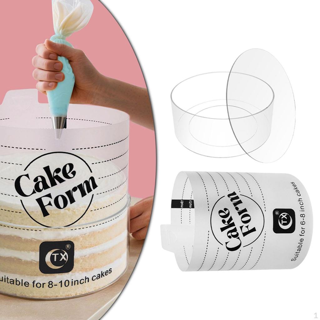 Acrylic Cake Form Multifunctional Durability Portable DIY Making Tool