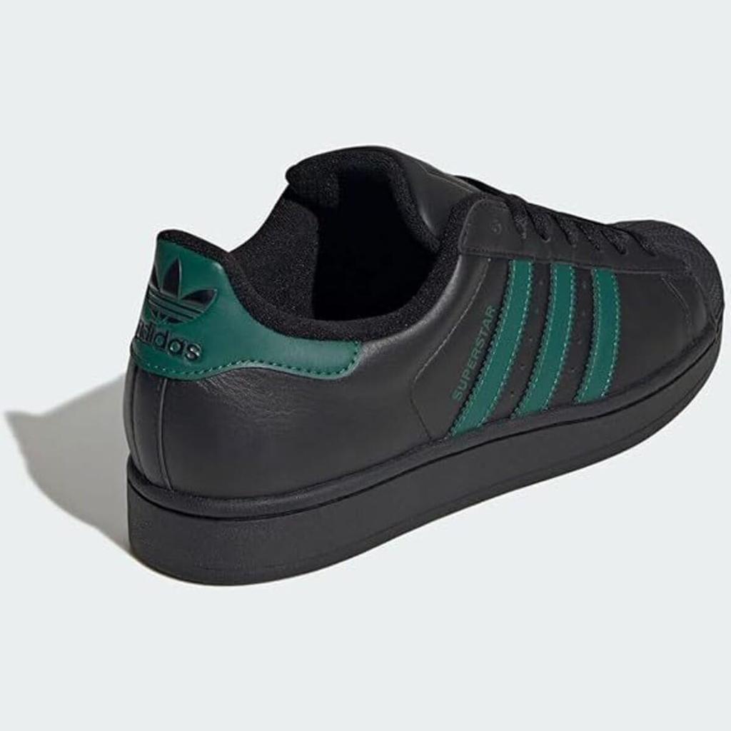 adidas Superstar II Core Size JQ2311, Черный/Колледж-зеленый/Базовый черный, 24,5 см
